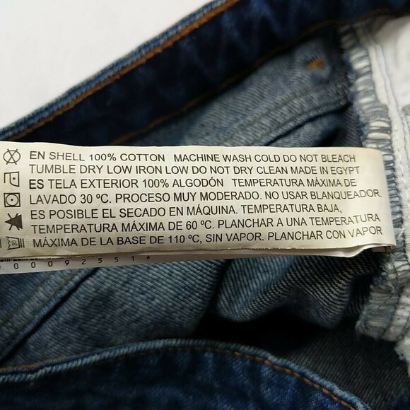 Forever 21 Denim Booty Shorts Blue Size 30 - Picture 4 of 4